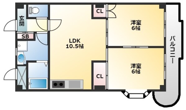 ミタカホーム8番の物件間取画像